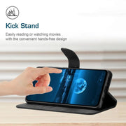 For Tecno Spark 40 Pro 4G Stitching Embossed Leather Phone Case(Black)