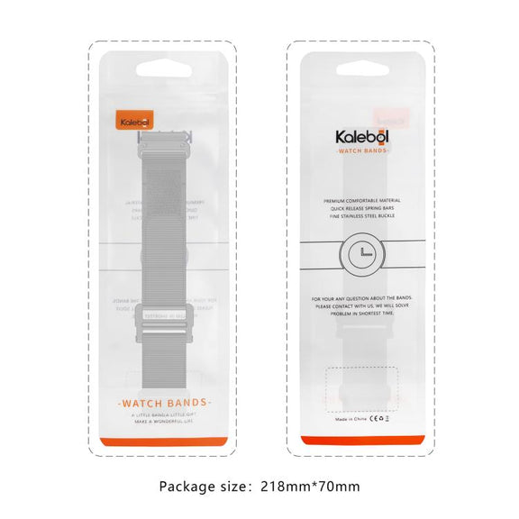 For Garmin QuickFit 26mm Kalebol Loop Nylon Buckle Watch Band(Black)