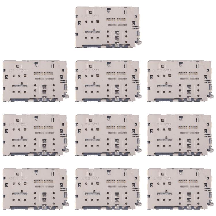 For Galaxy Galaxy A5 2016 SM-A510 10pcs Original SIM + Micro SD Card Reader