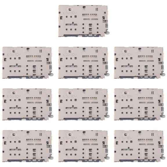 For Galaxy Galaxy A5 2016 SM-A510 10pcs Original SIM + Micro SD Card Reader