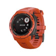 For Garmin Instinct 22mm Kalebol Steel Buckle Silicone Watch Band(Flame Red) - free shipping - PMc TechLife - Order now!