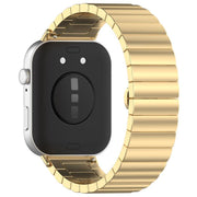 For Huawei Watch Fit3 Kalebol Solid Stainless Steel Strap(Gold)