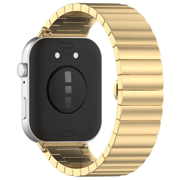 For Huawei Watch Fit3 Kalebol Solid Stainless Steel Strap(Gold)