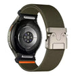 For Samsung Galaxy Watch 7 / 6 / 5 / 4 Press Button Connector Parachute Buckle Elastic Nylon Watch Band(Army Green) - free shipping - PMc TechLife - Order now!