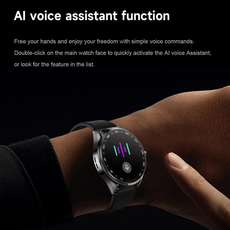 D9 1.46 inch 2 in 1 Bluetooth Earphone Smart Watch, Support Bluetooth Call / NFC / Heart Rate(Black)