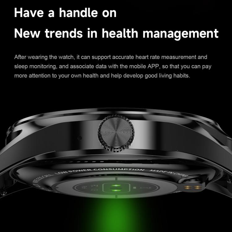 D9 1.46 inch 2 in 1 Bluetooth Earphone Smart Watch, Support Bluetooth Call / NFC / Heart Rate(Black)