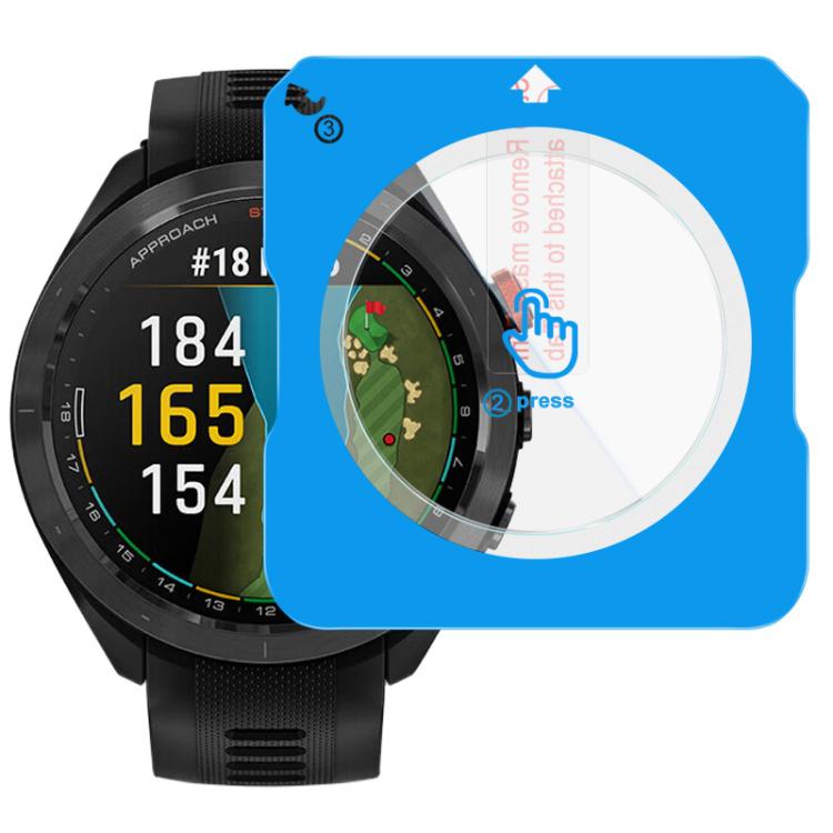 For Garmin Approach S70 47mm imak Tempered Glass Watch Film, Self-positioning Version