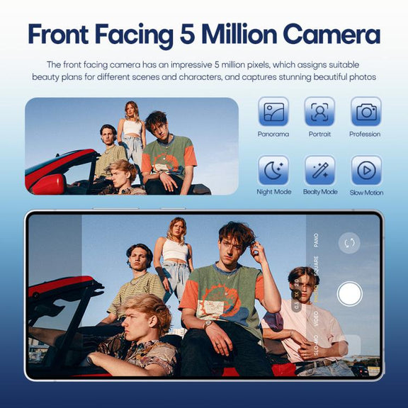 F10 / S25 Ultra, 2GB+16GB, 6.75 inch Android 8.1 MTK6753 Octa Core, Network: 3G, Dual SIM, Plug:UK Plug(Titanium Blue)