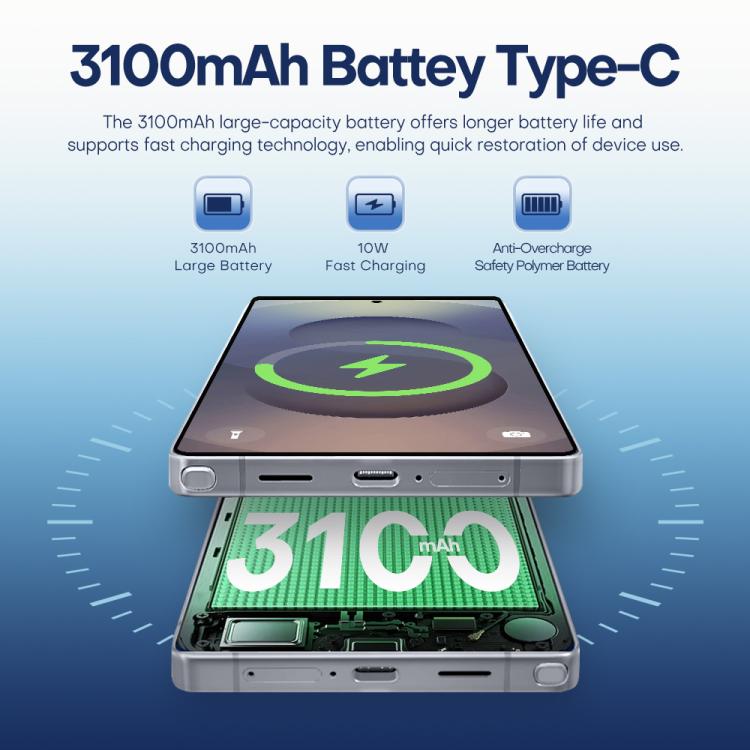 F10 / S25 Ultra, 2GB+16GB, 6.75 inch Android 8.1 MTK6753 Octa Core, Network: 3G, Dual SIM, Plug:UK Plug(Titanium Grey)