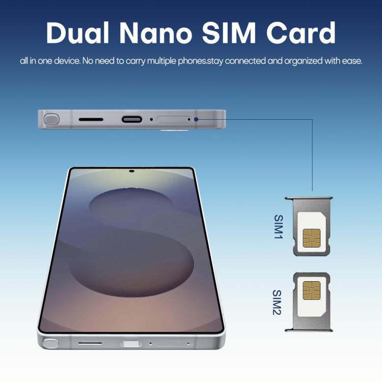 F102 / S25 Ultra, 4GB+64GB, 6.75 inch Android 11 MTK6762 Octa Core, Network: 4G, Dual SIM, Support Wireless Charging, Plug:EU Plug(Titanium Grey)