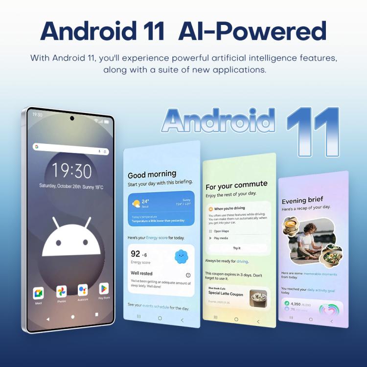 F102 / S25 Ultra, 4GB+64GB, 6.75 inch Android 11 MTK6762 Octa Core, Network: 4G, Dual SIM, Support Wireless Charging, Plug:EU Plug(Titanium Grey)