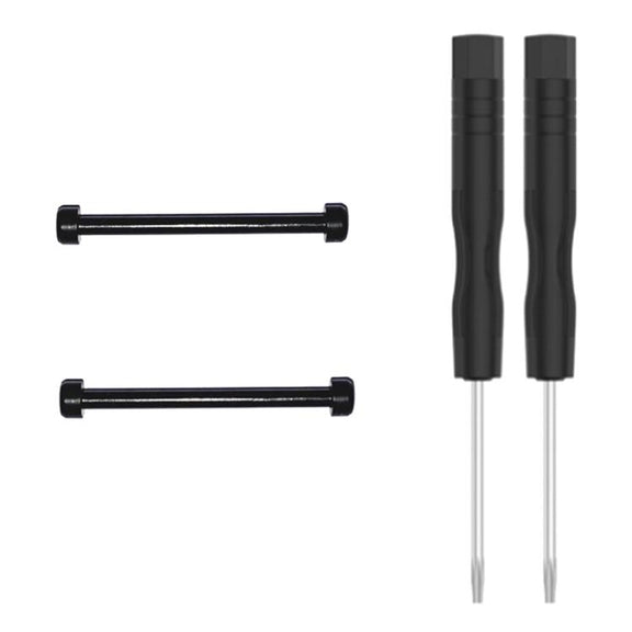 For Amazfit T-Rex 1 Pair Hex Socket Replacement Lug Rod with Screwdriver(Black)