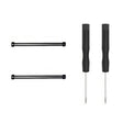 For Amazfit T-Rex Ultra 1 Pair Watch Band Replacement Lug Rod with Screwdriver(Black) - For Amazfit by PMc TechLife | Online Shopping South Africa | PMc TechLife | Buy Now Pay Later Mobicred