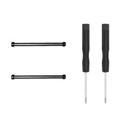 For Amazfit T-Rex Ultra 1 Pair Watch Band Replacement Lug Rod with Screwdriver(Black)