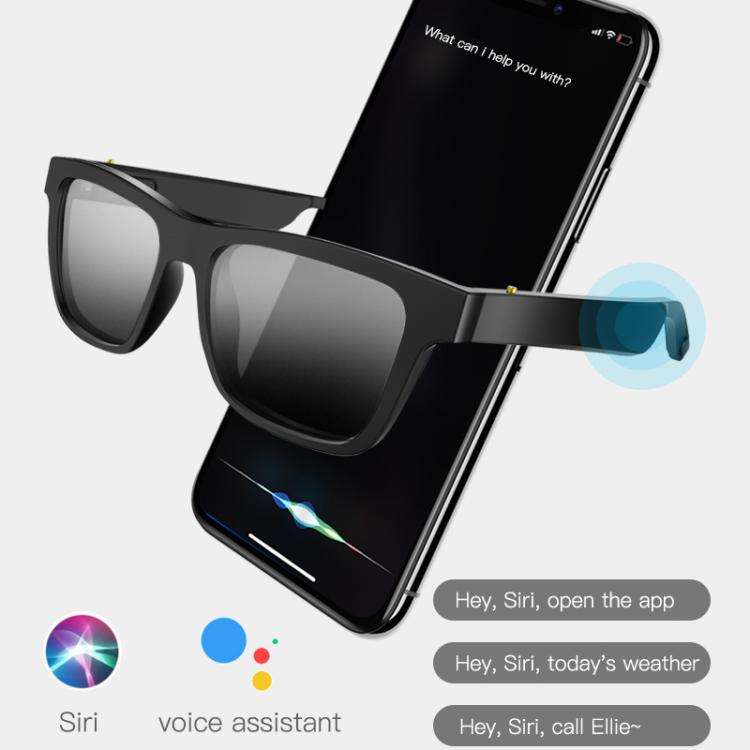 E10 Smart Audio Bluetooth Glasses, Style: Button Style(Black)