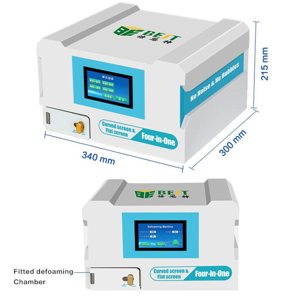 BEST B-528 4 in 1 7 inch Intelligent Laminating and Defoaming Machine Built-in Vacuum Pump, Plug:AU Plug
