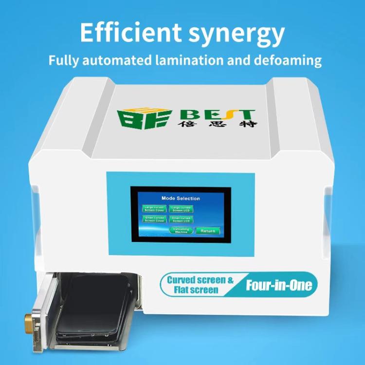 BEST B-528 4 in 1 7 inch Intelligent Laminating and Defoaming Machine Built-in Vacuum Pump, Plug:AU Plug