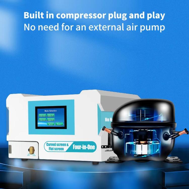 BEST B-528 4 in 1 7 inch Intelligent Laminating and Defoaming Machine Built-in Vacuum Pump, Plug:AU Plug