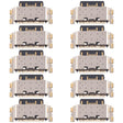 For Xiaomi Pad 5 Pro 10pcs Original Charging Port Connector - Tail Connector by PMc TechLife | Online Shopping South Africa | PMc TechLife | Buy Now Pay Later Mobicred