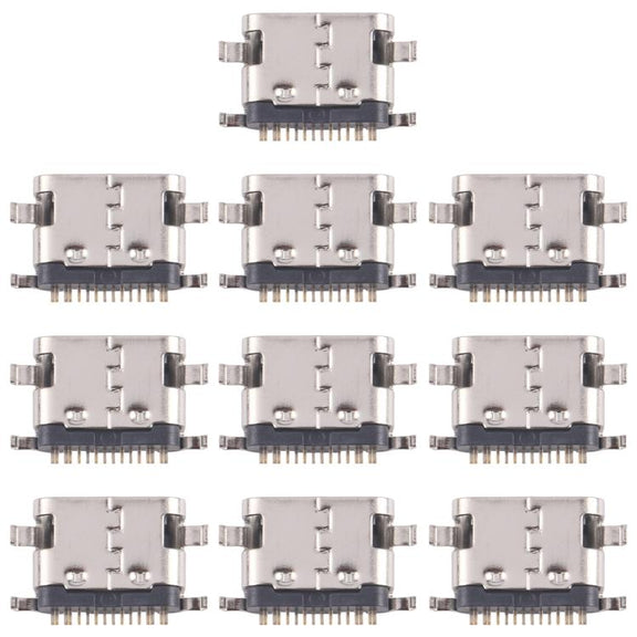 10pcs Original 12 Pin Charging Port Connector, Model:Middle Pin Position