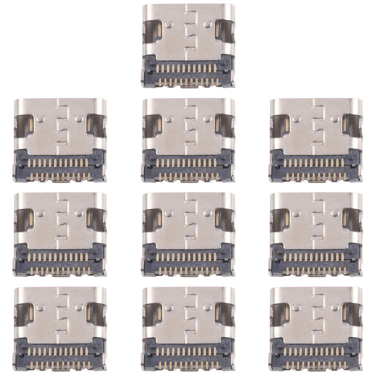 10pcs Original 12 Pin Charging Port Connector, Model:Four-pin Contacts