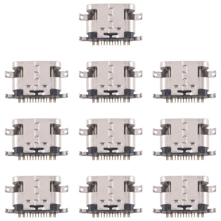 10pcs Original 12 Pin Charging Port Connector, Model:Upper Corner
