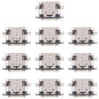 10pcs Original 12 Pin Charging Port Connector, Model:Upper Corner - Single Tail Connector by PMc TechLife | Online Shopping South Africa | PMc TechLife | Buy Now Pay Later Mobicred