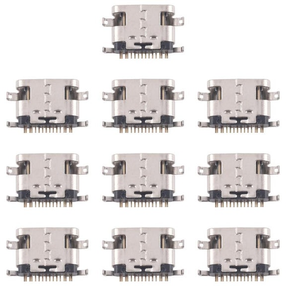 10pcs Original 12 Pin Charging Port Connector, Model:Upper Corner