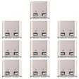 10pcs Original 12 Pin Charging Port Connector, Model:Dual-row Pin - Single Tail Connector by PMc TechLife | Online Shopping South Africa | PMc TechLife | Buy Now Pay Later Mobicred