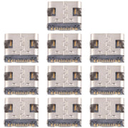 10pcs Original 12 Pin Charging Port Connector, Model:Dual-row Contact Pins
