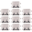 10pcs Original 12 Pin Charging Port Connector, Model:Four Pins Lower - Single Tail Connector by PMc TechLife | Online Shopping South Africa | PMc TechLife | Buy Now Pay Later Mobicred