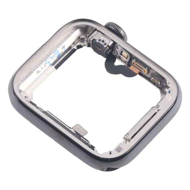For Apple Watch Series 5 40mm LTE Graphite Steel Middle Frame Bezel Plate with Crown Spin Axis Flex Cable