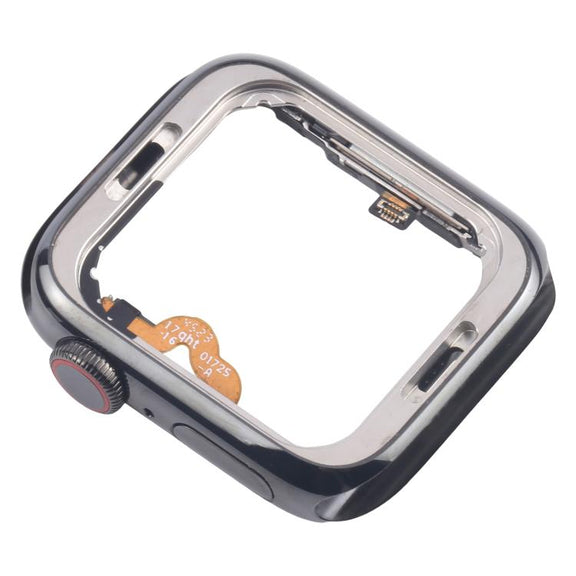 For Apple Watch Series 5 40mm LTE Graphite Steel Middle Frame Bezel Plate with Crown Spin Axis Flex Cable