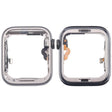 For Apple Watch Series 4 44mm LTE Graphite Steel Middle Frame Bezel Plate with Crown Spin Axis Flex Cable - Middle Frame by PMc TechLife | Online Shopping South Africa | PMc TechLife | Buy Now Pay Later Mobicred