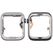 For Apple Watch Series 4 44mm LTE Graphite Steel Middle Frame Bezel Plate with Crown Spin Axis Flex Cable