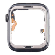 For Apple Watch Series 4 44mm LTE Graphite Steel Middle Frame Bezel Plate with Crown Spin Axis Flex Cable