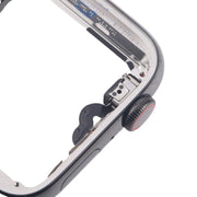 For Apple Watch Series 4 44mm LTE Graphite Steel Middle Frame Bezel Plate with Crown Spin Axis Flex Cable