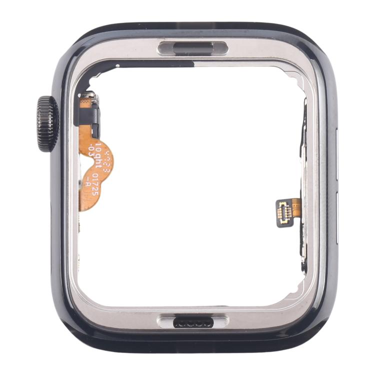For Apple Watch Series 4 40mm LTE Graphite Steel Middle Frame Bezel Plate with Crown Spin Axis Flex Cable