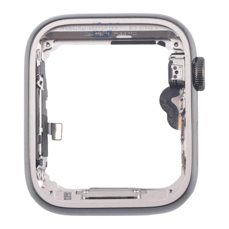For Apple Watch Series 4 40mm LTE Graphite Steel Middle Frame Bezel Plate with Crown Spin Axis Flex Cable