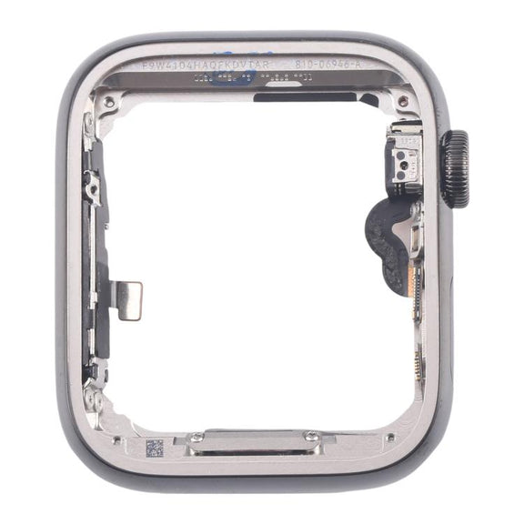 For Apple Watch Series 4 40mm LTE Graphite Steel Middle Frame Bezel Plate with Crown Spin Axis Flex Cable