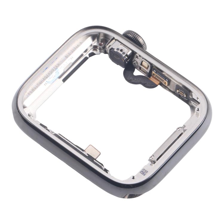 For Apple Watch Series 4 40mm LTE Graphite Steel Middle Frame Bezel Plate with Crown Spin Axis Flex Cable
