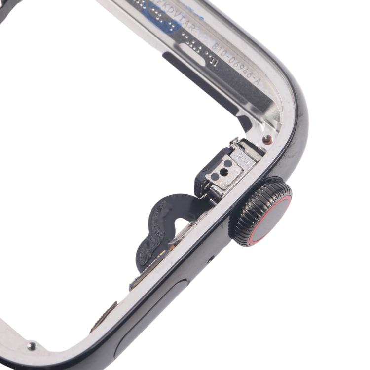 For Apple Watch Series 4 40mm LTE Graphite Steel Middle Frame Bezel Plate with Crown Spin Axis Flex Cable