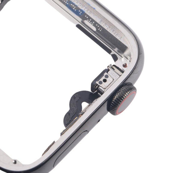 For Apple Watch Series 4 40mm LTE Graphite Steel Middle Frame Bezel Plate with Crown Spin Axis Flex Cable