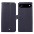 For iPhone 17 Air ABEEL Delicate Texture Splicing RFID Leather Phone Case(Blue) - free shipping - PMc TechLife - Order now!