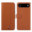 For iPhone 17 Air ABEEL Delicate Texture Splicing RFID Leather Phone Case(Brown) - free shipping - PMc TechLife - Order now!