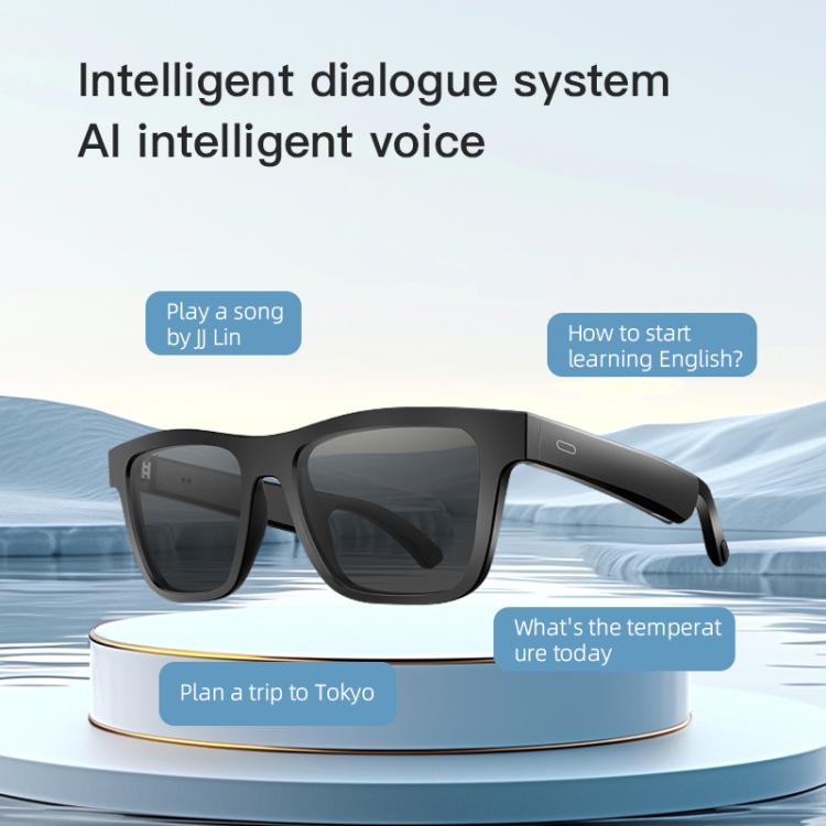 E10 Pro Smart Audio Bluetooth Glasses, Style: AI Translation(Transparent)