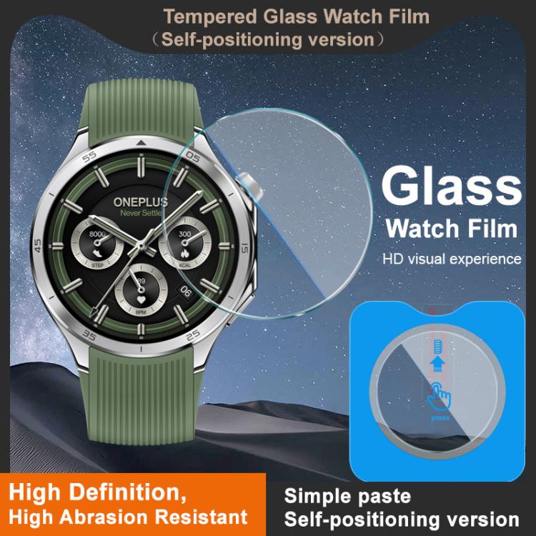 For OnePlus Watch 3 imak Tempered Glass Watch Film, Self-positioning Version