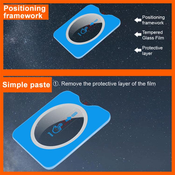 For OnePlus Watch 3 imak Tempered Glass Watch Film, Self-positioning Version