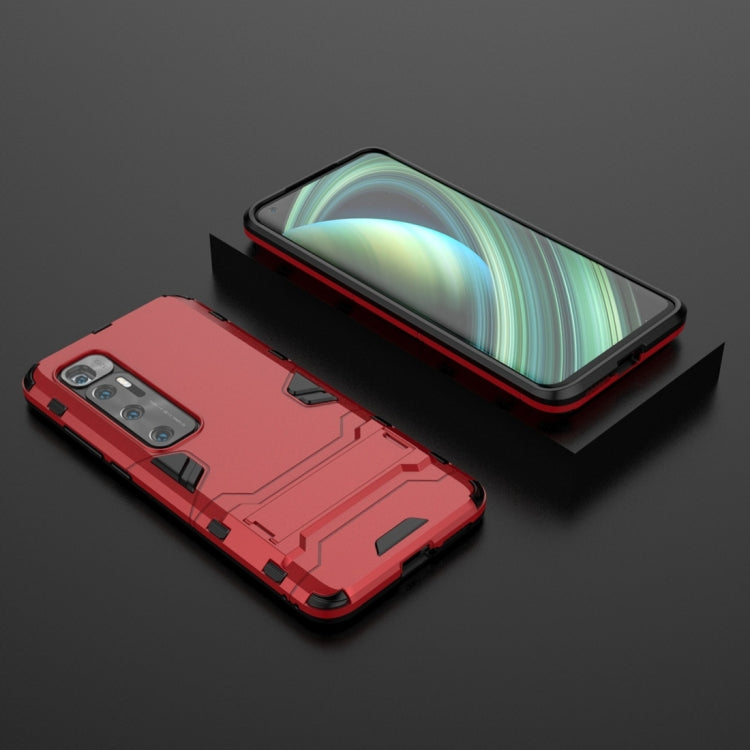 For Xiaomi Mi 10 Ultra PC + TPU Shockproof Protective Case with Invisible Holder(Red)