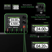 2UUL PC01 POWER MAX 200W Multi-Port Charger Adjustable Voltage Power Supply, Plug:EU Plug